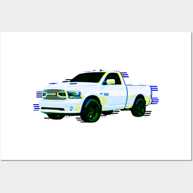 RAM 1500 single cab Wall Art by mfz